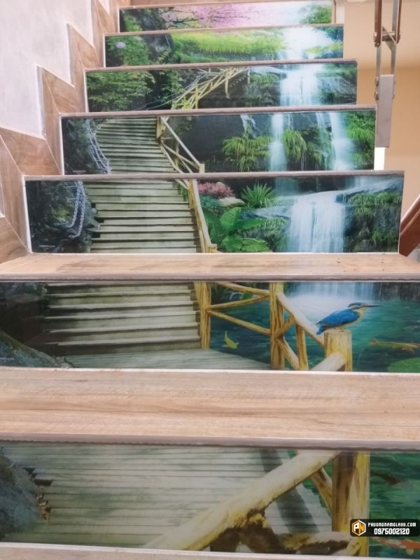cầu thang tranh 3d