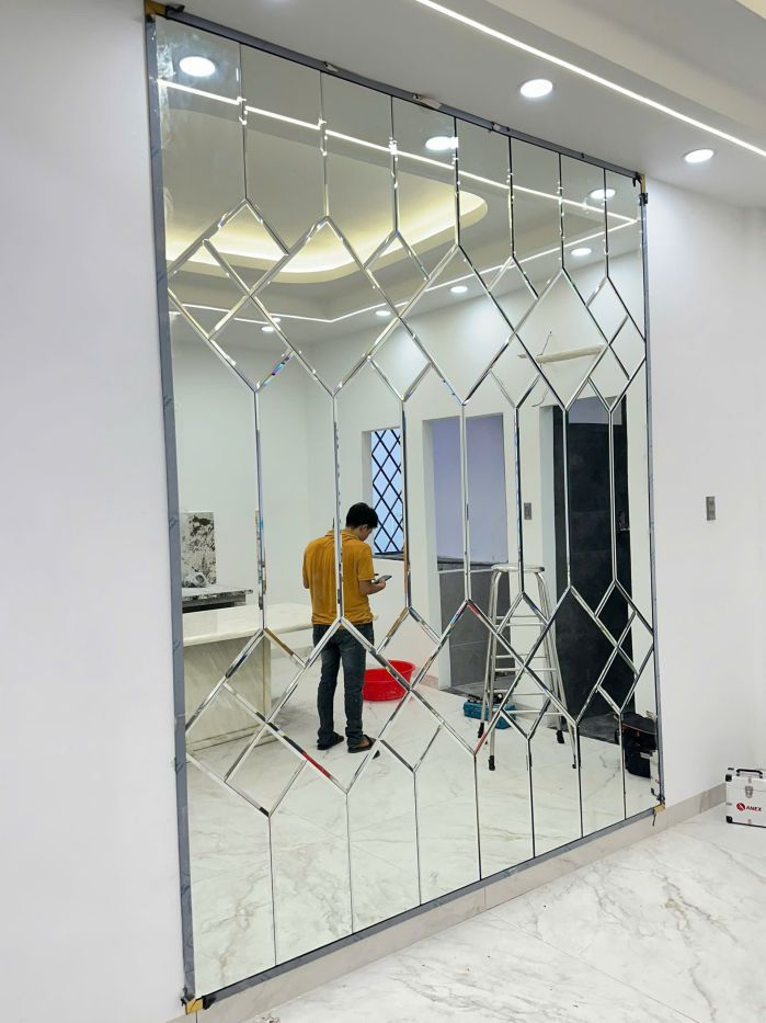 gương phòng khách